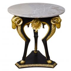 Swedish Neoclassical Ebonized and Giltwood Center Table - 3739164