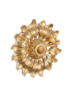 Swedish Neoclassical Giltwood Ceiling Roundel - 4139085