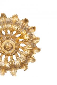 Swedish Neoclassical Giltwood Ceiling Roundel - 4139087