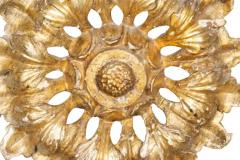 Swedish Neoclassical Giltwood Ceiling Roundel - 4139111