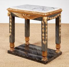 Swedish Neoclassical Marble Top Console Table - 4217978