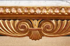 Swedish Neoclassical Marble Top Console Table - 4217981
