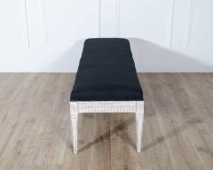 Swedish Neoclassical Painted Bench 19th Century - 4336785