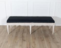 Swedish Neoclassical Painted Bench 19th Century - 4336791