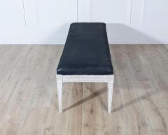 Swedish Neoclassical Painted Bench circa 1880 - 4336723