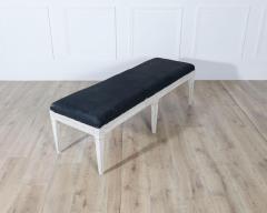 Swedish Neoclassical Painted Bench circa 1880 - 4336730