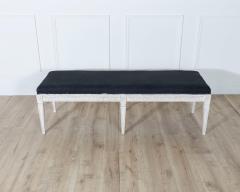 Swedish Neoclassical Painted Bench circa 1880 - 4336745