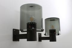 Swedish Outdoor Wall Lamps in Glass and Metal 1960s - 959681