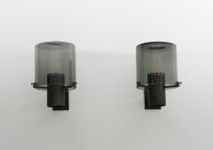 Swedish Outdoor Wall Lamps in Glass and Metal 1960s - 959683