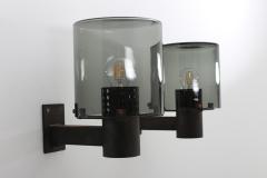 Swedish Outdoor Wall Lamps in Glass and Metal 1960s - 959684