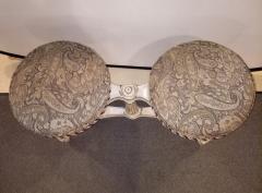 Swedish Painted Bench with Double Seats - 4468929