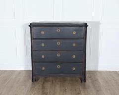 Swedish Painted Chest of Drawers with Brass Hardware circa 1860 - 4223193
