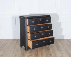 Swedish Painted Chest of Drawers with Brass Hardware circa 1860 - 4223246