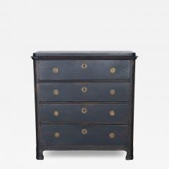 Swedish Painted Chest of Drawers with Brass Hardware circa 1860 - 4225694