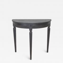 Swedish Painted Demi Lune Console ca 1880 - 4515290