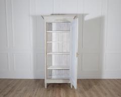 Swedish Painted Linen Closet with Shelves Circa 1890 - 4353508