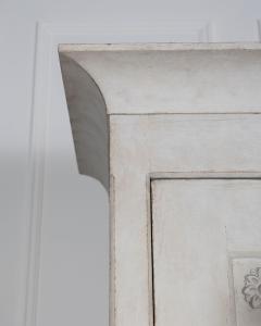 Swedish Painted Linen Closet with Shelves Circa 1890 - 4353515