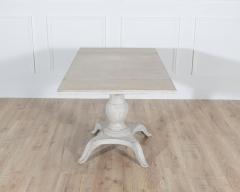 Swedish Painted Pedestal Drop Leaf Table circa 1880 - 4353540