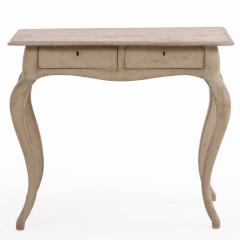 Swedish Painted Pine Console or Writing Desk 19th C  - 4641103