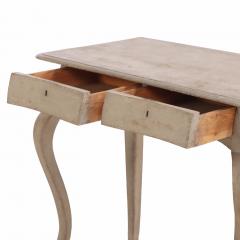 Swedish Painted Pine Console or Writing Desk 19th C  - 4641106