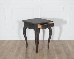 Swedish Painted Side Table with Cabriole Legs circa 1840 - 4223184