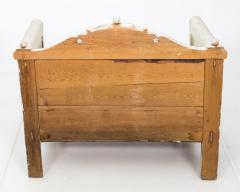 Swedish Painted Storage Bench Ca 1900 - 1111360