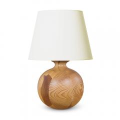 Swedish Pair of Pine Table Lamps - 3612213