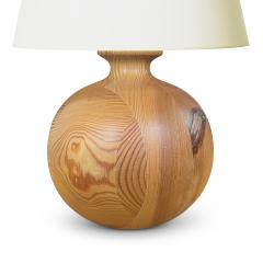 Swedish Pair of Pine Table Lamps - 3612215