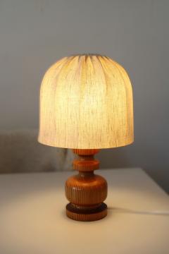 Swedish Petite Pine Table Lamp 1970s - 4812931
