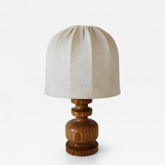Swedish Petite Pine Table Lamp 1970s - 4812960