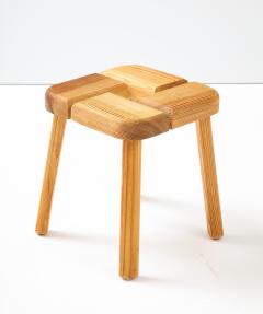 Swedish Pine Stool Circa1970s - 2593056