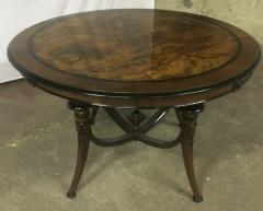 Swedish Refined Burl Dining Table - 441952