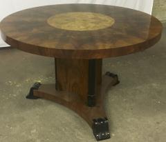 Swedish Refined Burl Dining Table - 441953