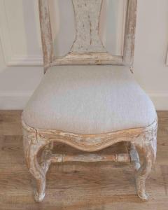 Swedish Rococo Chair from Stockholm with Scraped Original Paint Circa 1760 - 4437766