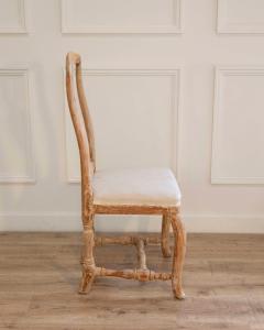Swedish Rococo Chair from Stockholm with Scraped Original Surface Circa 1770 - 4437803