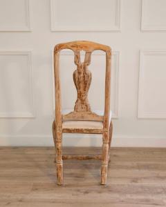 Swedish Rococo Chair from Stockholm with Scraped Original Surface Circa 1770 - 4437812