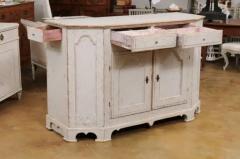 Swedish Rococo Period 18th Century Buffet from V rmland with Canted Side Posts - 3521528