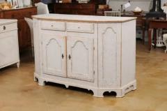 Swedish Rococo Period 18th Century Buffet from V rmland with Canted Side Posts - 3521649