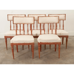 Swedish Set of 5 Gustavian Dining Chairs - 2885134