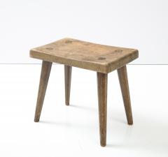 Swedish Solid Pine Stool Ca 1940s - 2585274