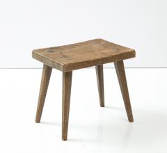 Swedish Solid Pine Stool Ca 1940s - 2585278