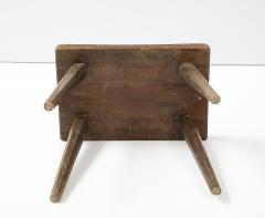 Swedish Solid Pine Stool Ca 1940s - 2585280