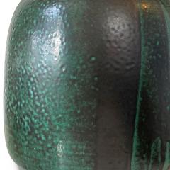 Swedish Table Lamp with Orange Peel Green Glaze - 3621911
