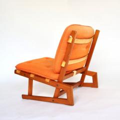 Swedish Teak Easy Chair with Leather Straps - 3151175
