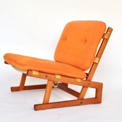 Swedish Teak Easy Chair with Leather Straps - 3151182