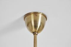 Swedish Two Arm Ceiling Light with Star Decoration Sweden 1940s - 2979358