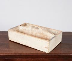 Swedish White Painted Cutlery Tray - 4212874