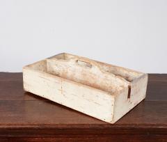 Swedish White Painted Cutlery Tray - 4212875