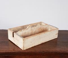 Swedish White Painted Cutlery Tray - 4212876