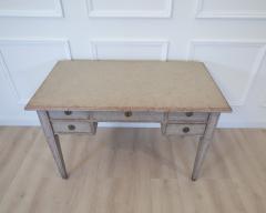 Swedish Writing Desk in Grey Paint circa 1900 - 4791590